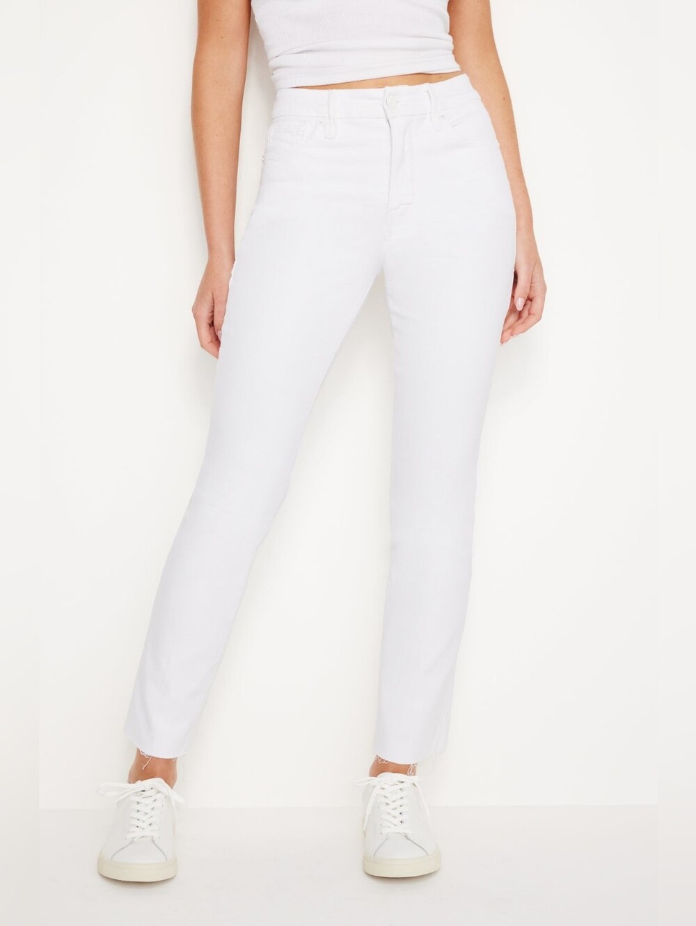 Good Legs Straight Jeans In White Size 4/27